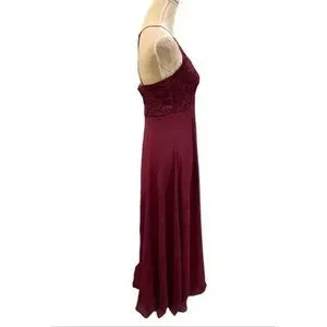 Lulus | Dresses | Lulus Madalyn Burgundy Lace Maxi Dress Size Medium |  Poshmark